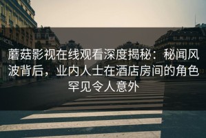 蘑菇影视在线观看深度揭秘：秘闻风波背后，业内人士在酒店房间的角色罕见令人意外